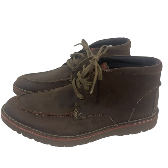 Clarks Other - Men's CLARKS Vargo Rise Brown Leather Ankle Boots Like New
